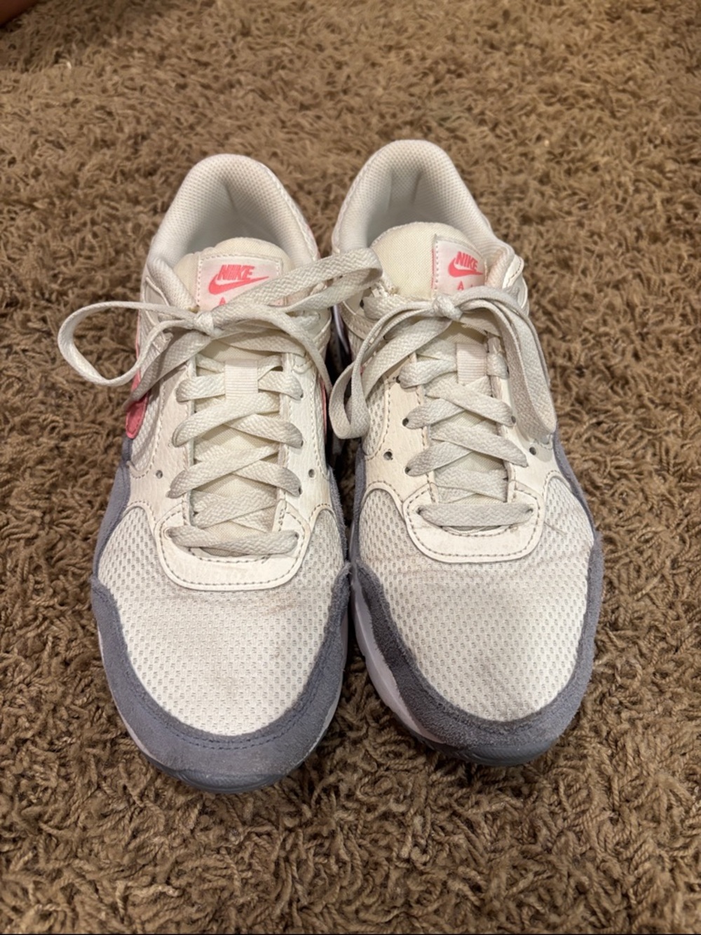 Nike Women’s White & Pink Low-Top Sneakers